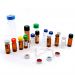 Wialki typ SHELL VIAL białe bez pola do opisu 1 ml